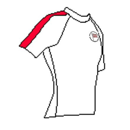 WSVD TechShirt Kurzarm Wei&szlig;