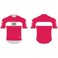 RV Weser Hameln TechShirt Kurzarm, rot mit Horizontalstreifen